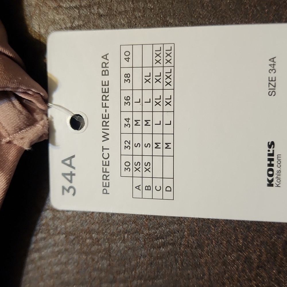 NWT Wood rose Juniors's SO Perfect wire-free Bra - Picture 4 of 5
